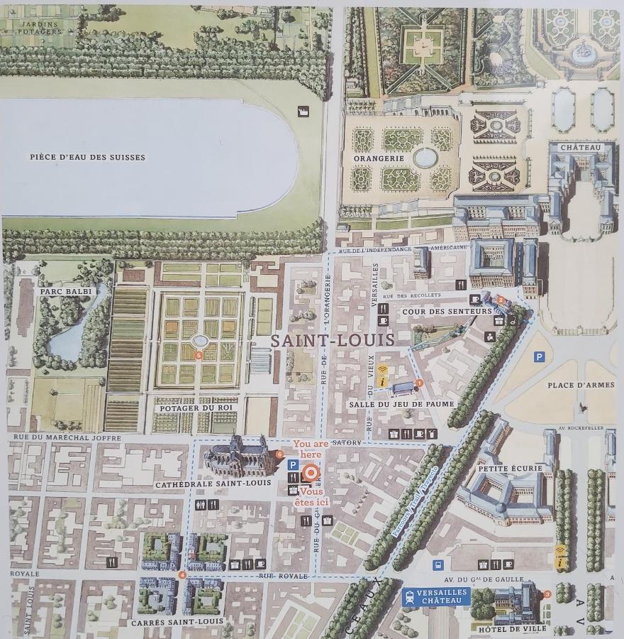 3 Pieces 4****, Au Coeur Du Quartier Historique Apartman Versailles Kültér fotó